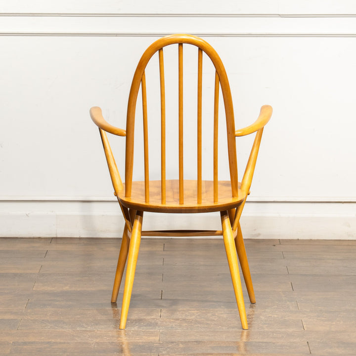 英国【ERCOL アーコール】曲木のボウバック 5本スポーク ウィンザー クエーカーアームチェア No.365A /25G-B8