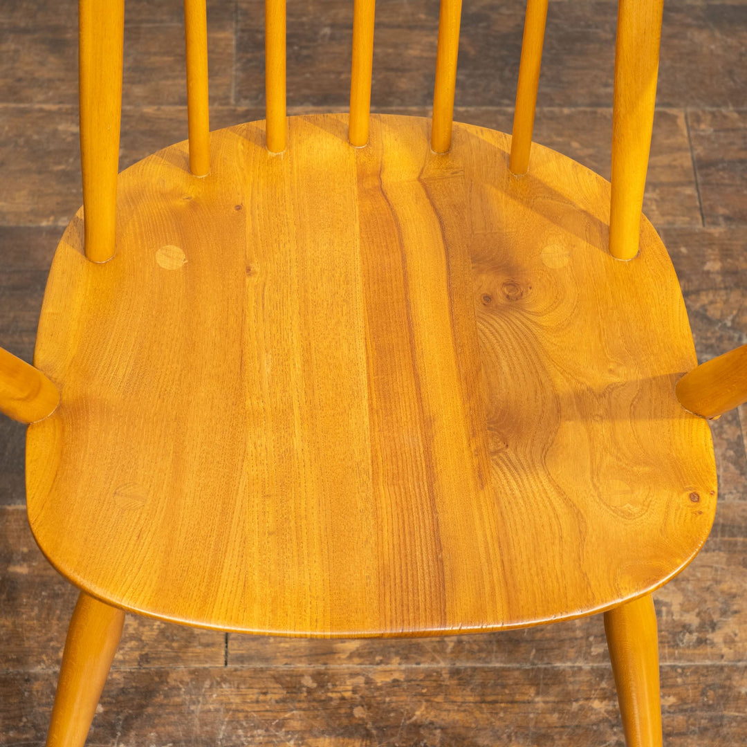 英国【ERCOL アーコール】曲木のボウバック 5本スポーク ウィンザー クエーカーアームチェア No.365A /25G-B8