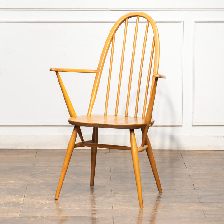 英国【ERCOL アーコール】曲木のボウバック 5本スポーク ウィンザー クエーカーアームチェア No.365A /25G-B9