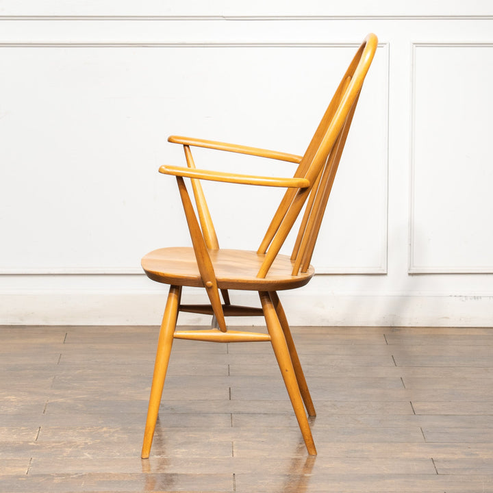 英国【ERCOL アーコール】曲木のボウバック 5本スポーク ウィンザー クエーカーアームチェア No.365A /25G-B9