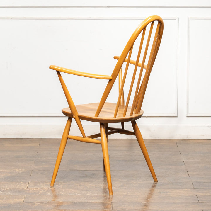 英国【ERCOL アーコール】曲木のボウバック 5本スポーク ウィンザー クエーカーアームチェア No.365A /25G-B9