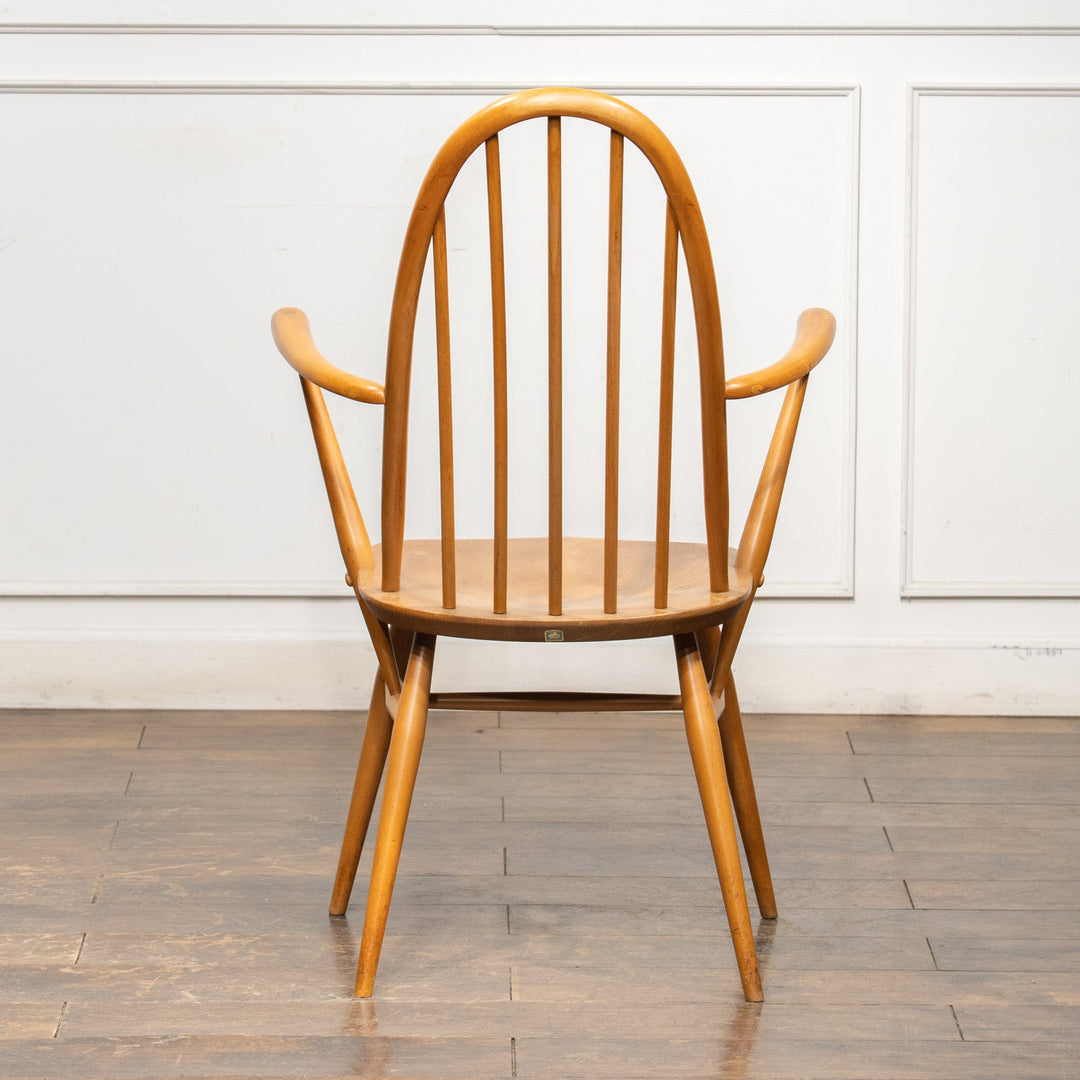 英国【ERCOL アーコール】曲木のボウバック 5本スポーク ウィンザー クエーカーアームチェア No.365A /25G-B9