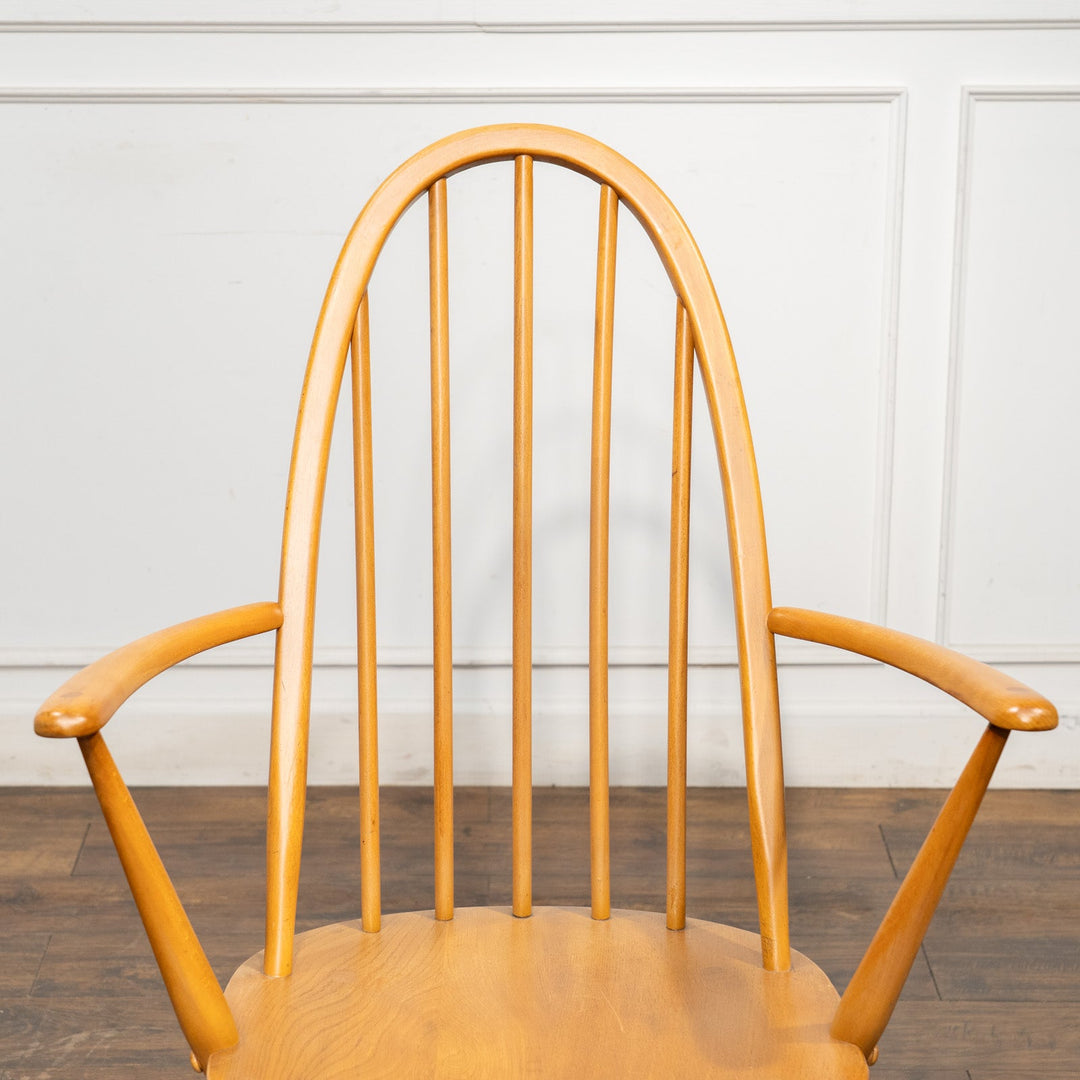 英国【ERCOL アーコール】曲木のボウバック 5本スポーク ウィンザー クエーカーアームチェア No.365A /25G-B9