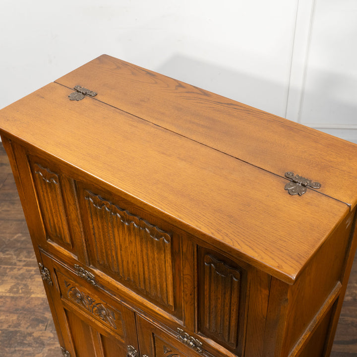 英国【WOOD BROS ウッドブロス Old Charm オールドチャーム】希少な逸品 オーク カクテルビューロー