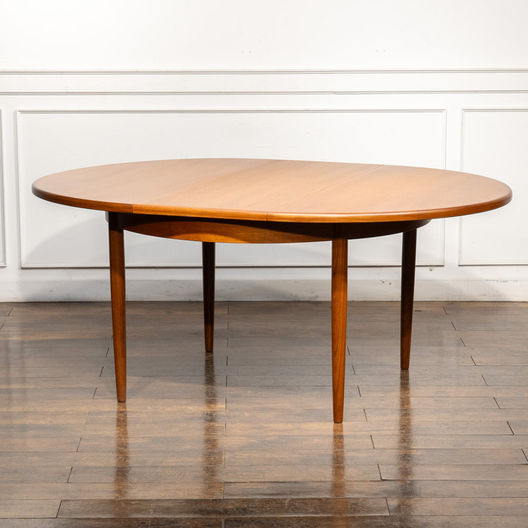 英国【G-PLAN ジープラン Fresco フレスコ】エクステンション ラウンド ダイニングテーブル No.4385  /25G