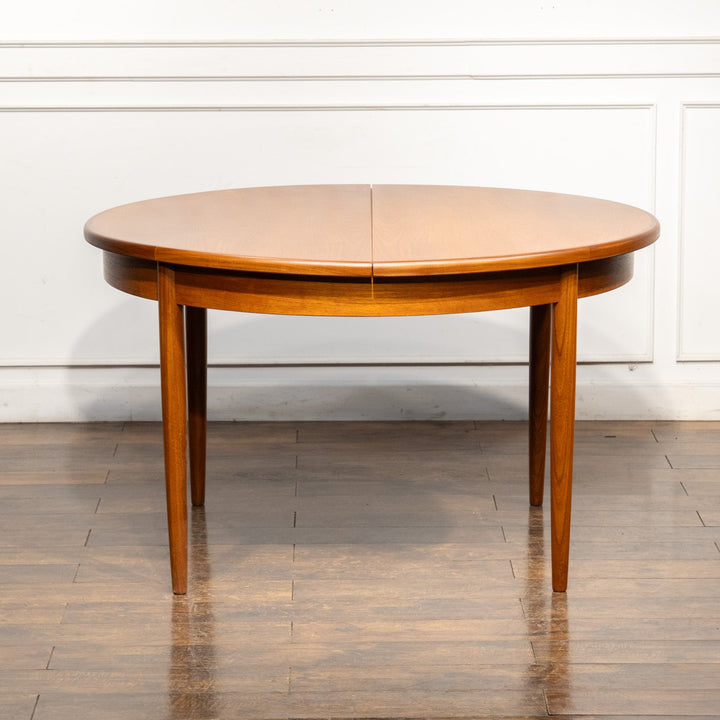 英国【G-PLAN ジープラン Fresco フレスコ】エクステンション ラウンド ダイニングテーブル No.4385  /25G