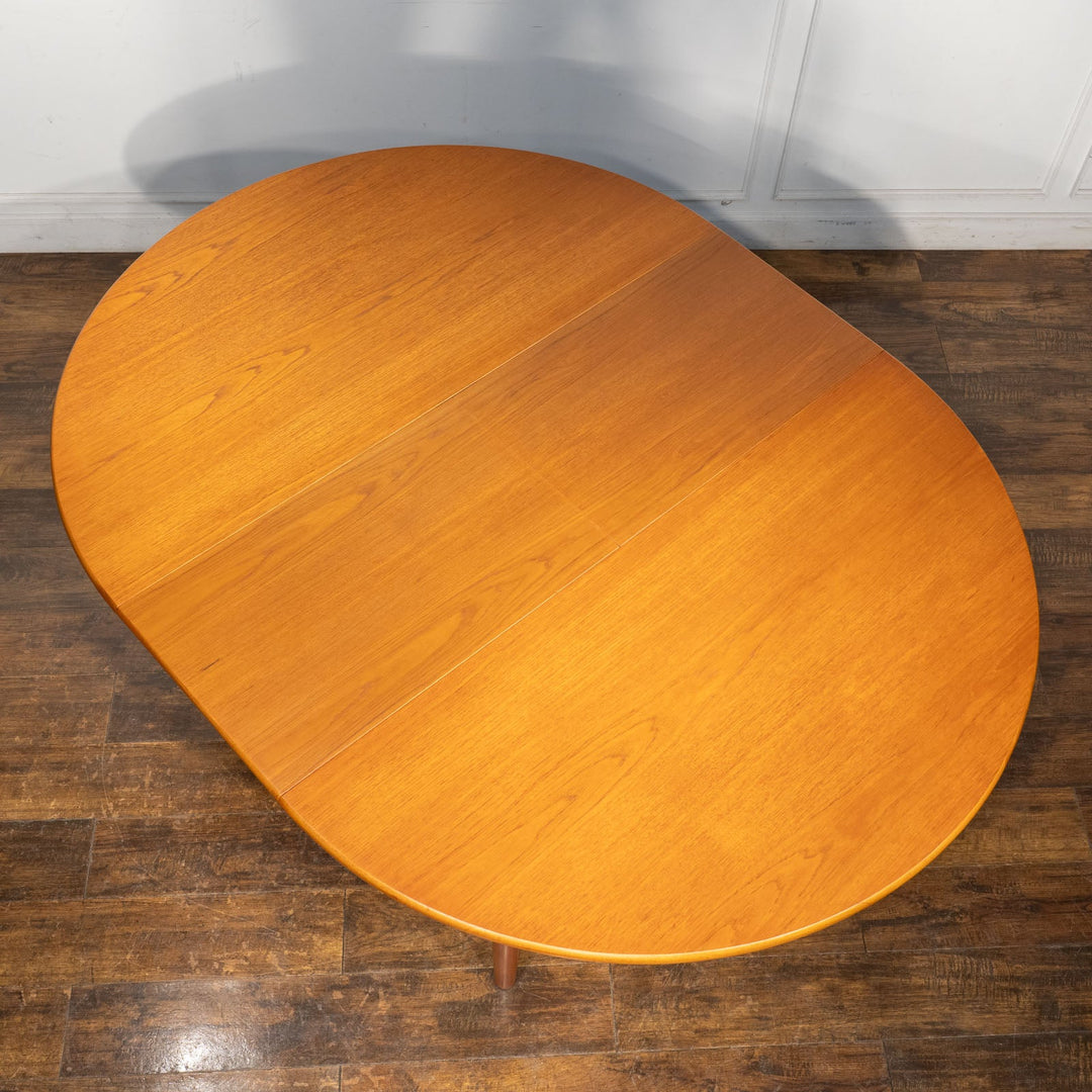 英国【Jentique ジェンティーク】洗練されたデザイン エクステンション ラウンド ダイニングテーブル /25G