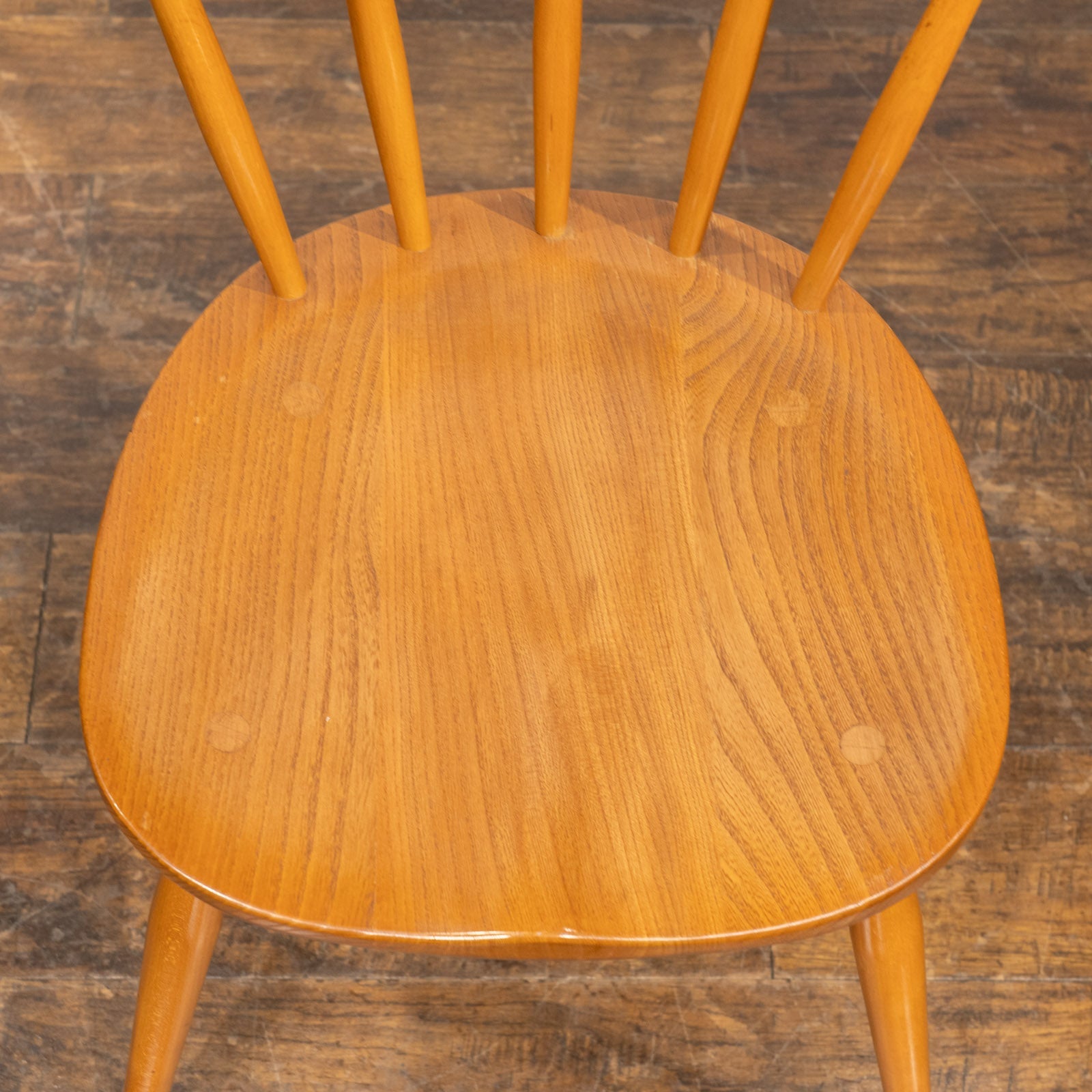 英国【ERCOL アーコール】オールドタイプのファンバックチェア レア