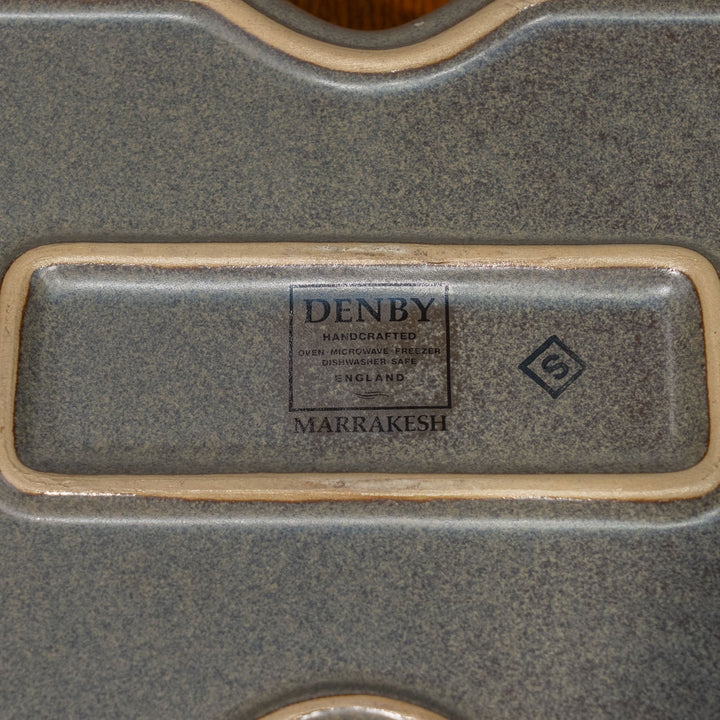 【DENBY デンビー Marrakesh マラケシュ】仕切り付き ビックプレート /25G