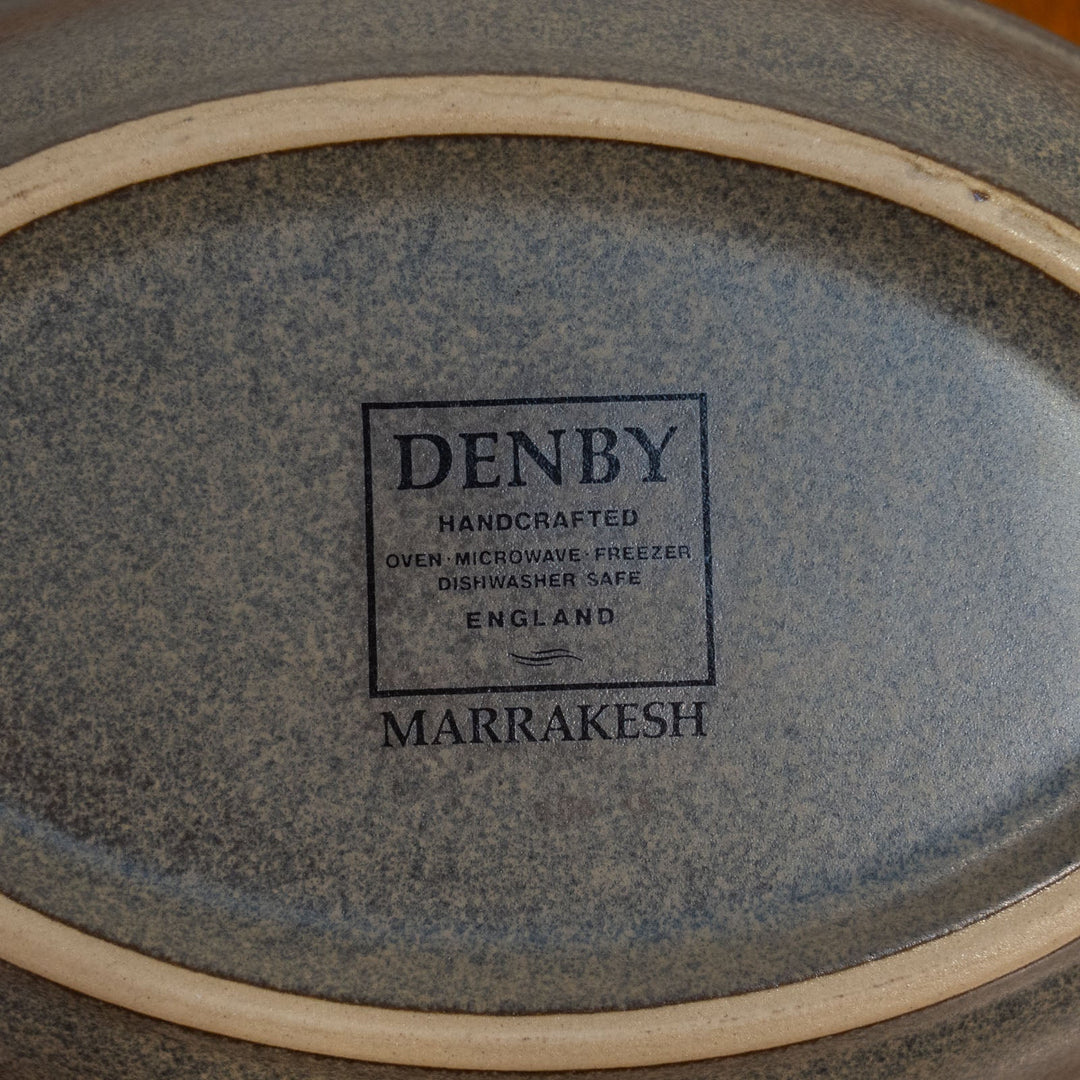 【DENBY デンビー Marrakesh マラケシュ】オーバルディッシュ M /25G