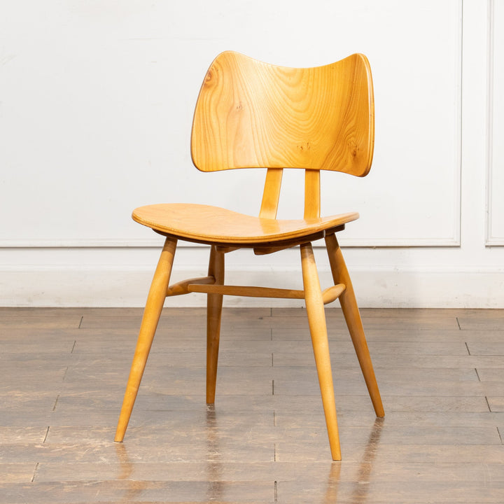 英国【ERCOL アーコール】蝶の羽を思わせる背もたれが特徴 レアモデル バタフライチェア /25G-4