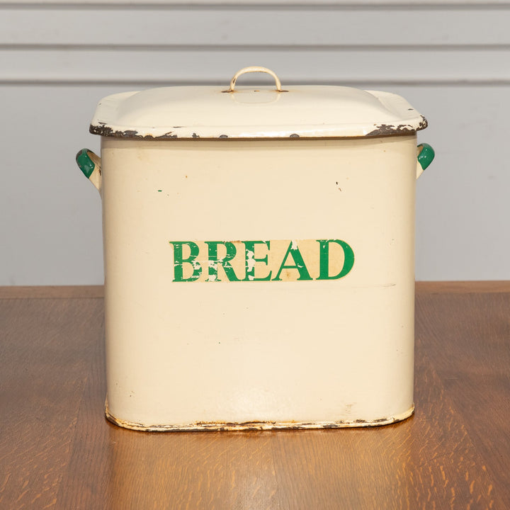 シンプルで飽きのこない佇まいが魅力 ホーロー製 クリーム ブレッド缶 /25G