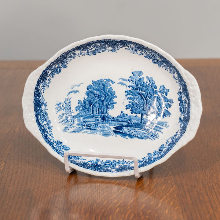 【ROYAL TUDOR WARE ロイヤルチューダーウェア Olde England オールドイングランド】ソースボート&スタンド /25G