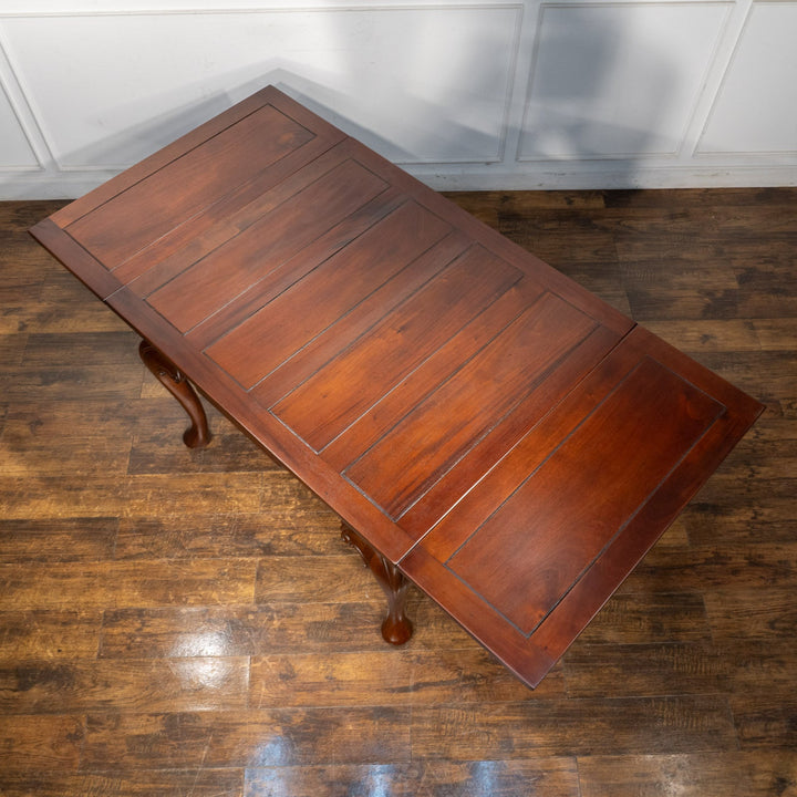 カブリオールレッグの膝の装飾が華やか ドローリーフ 伸長式ダイニングテーブル /25G