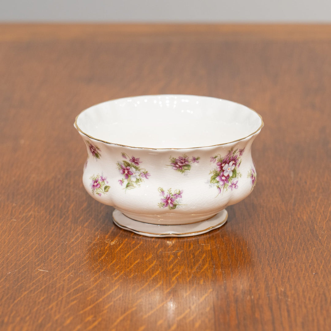 【ROYAL ALBERT ロイヤルアルバート Sweet Violets スイートヴァイオレット】シュガーボウル /25G