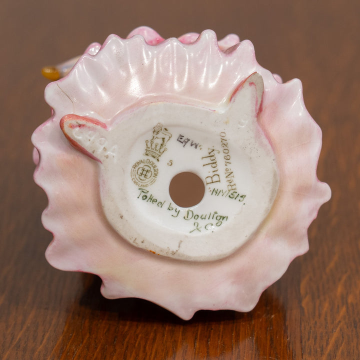 【ROYAL DOULTON ロイヤルドルトン Biddy ビディ】レディー フィギュリン /25G