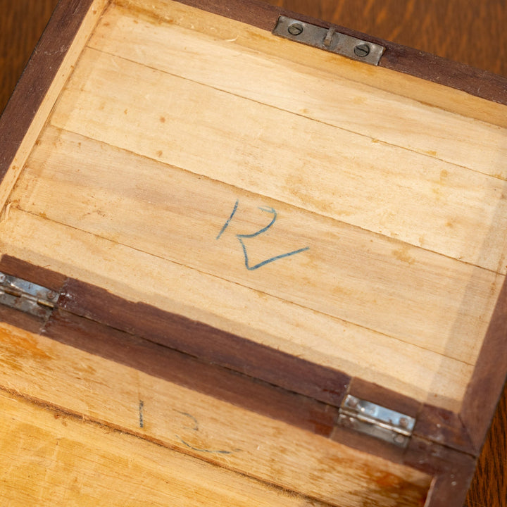 繊細な幾何学模様が特徴 インレイ タラセア ジュエリーボックス /25G