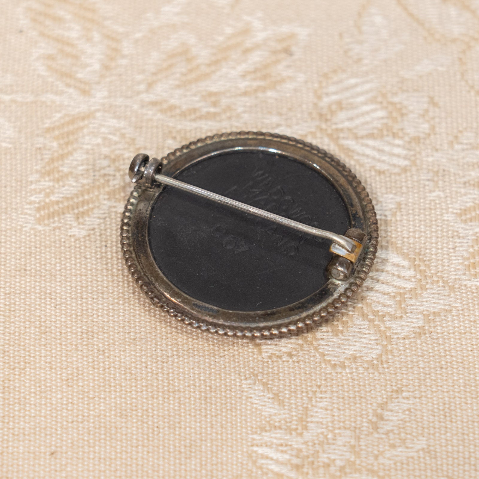 【希少】 ウェッジウッド ブローチ 黒 ブラック ジャスパー WEDGWOOD ウェッジウッド Jasper ジャスパー】希少なブラック