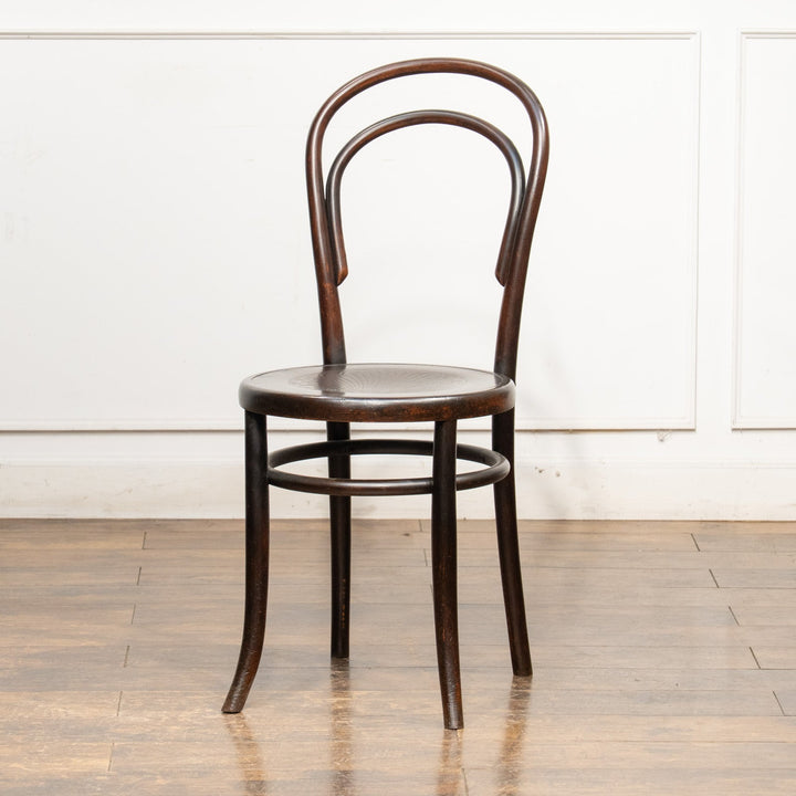 【FISCHEL フィッシェル】背もたれの曲線や座面の彫りも美しい ダブルループバック ベントウッドチェア /25F-3