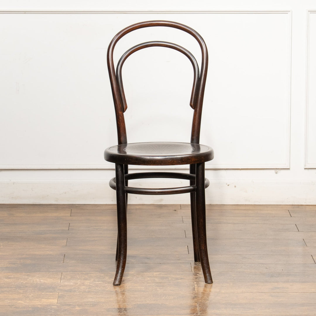 【FISCHEL フィッシェル】背もたれの曲線や座面の彫りも美しい ダブルループバック ベントウッドチェア /25F-3