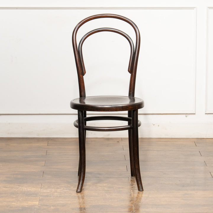 【FISCHEL フィッシェル】背もたれの曲線や座面の彫りも美しい ダブルループバック ベントウッドチェア /25F-3