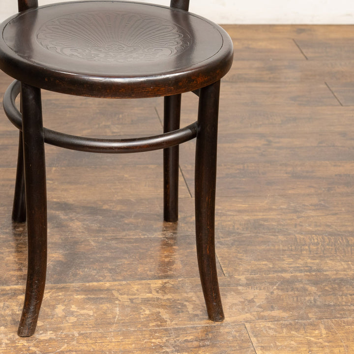 【FISCHEL フィッシェル】背もたれの曲線や座面の彫りも美しい ダブルループバック ベントウッドチェア /25F-3