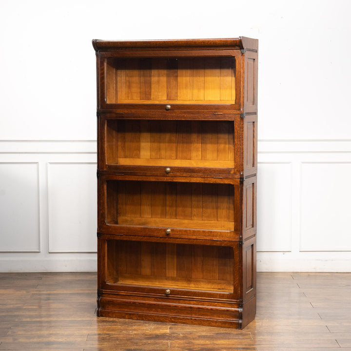 独立した棚を用途に応じてカスタマイズできる オーク スタッキングブックケース /25F