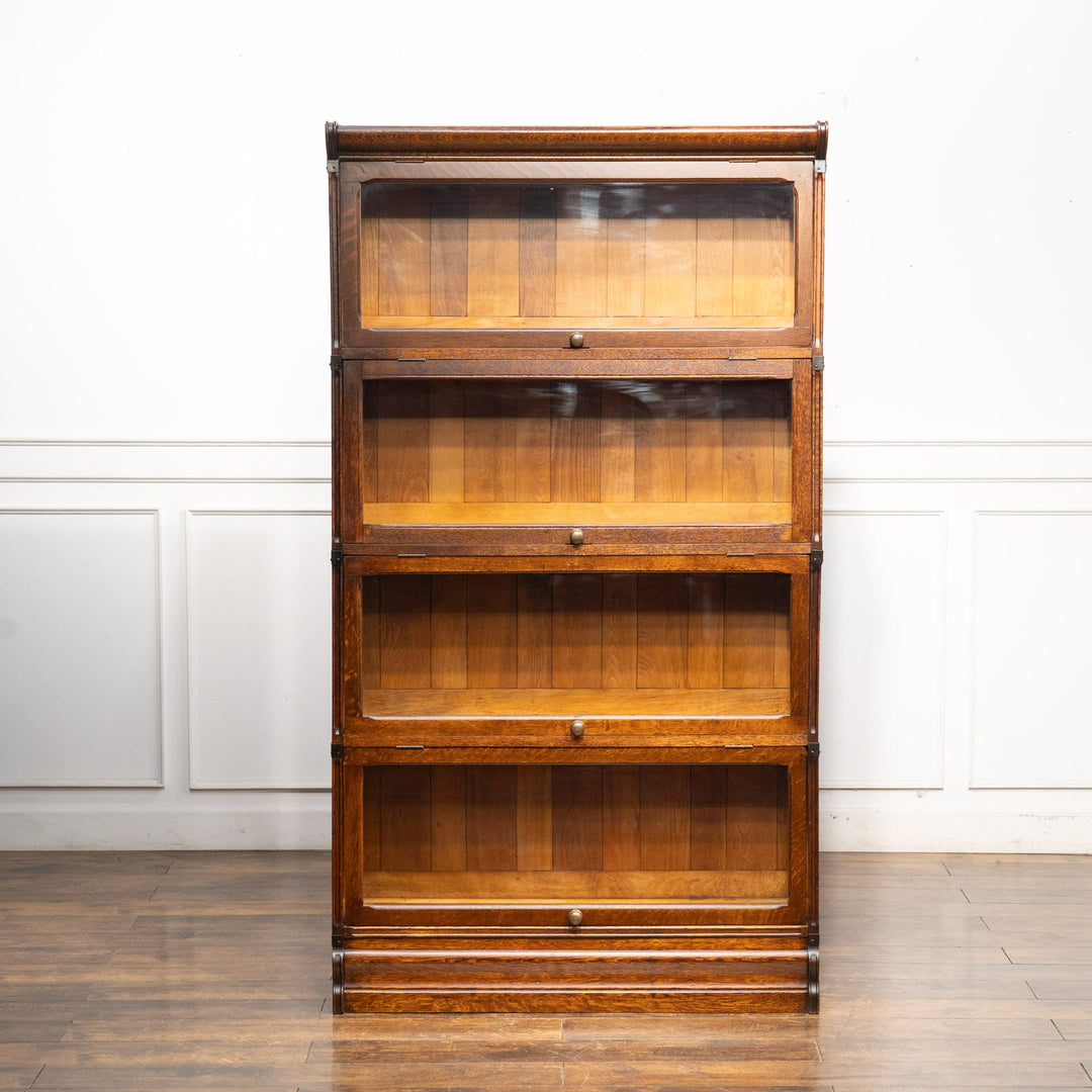 独立した棚を用途に応じてカスタマイズできる オーク スタッキングブックケース /25F