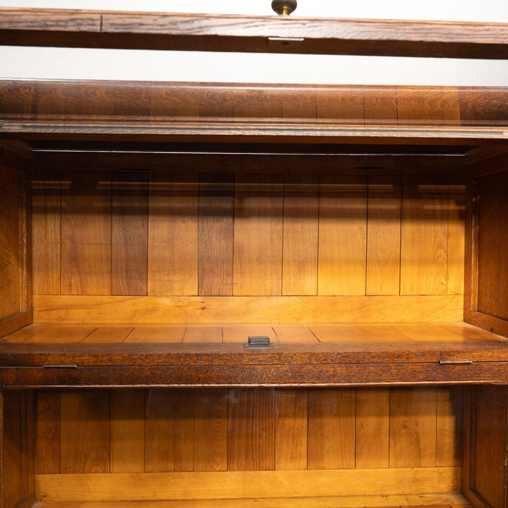 独立した棚を用途に応じてカスタマイズできる オーク スタッキングブックケース /25F