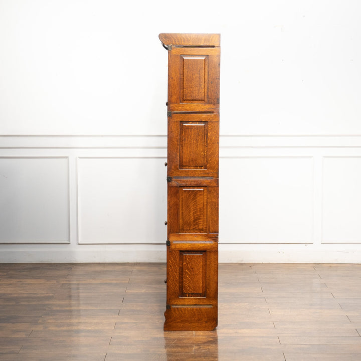 独立した棚を用途に応じてカスタマイズできる オーク スタッキングブックケース /25F