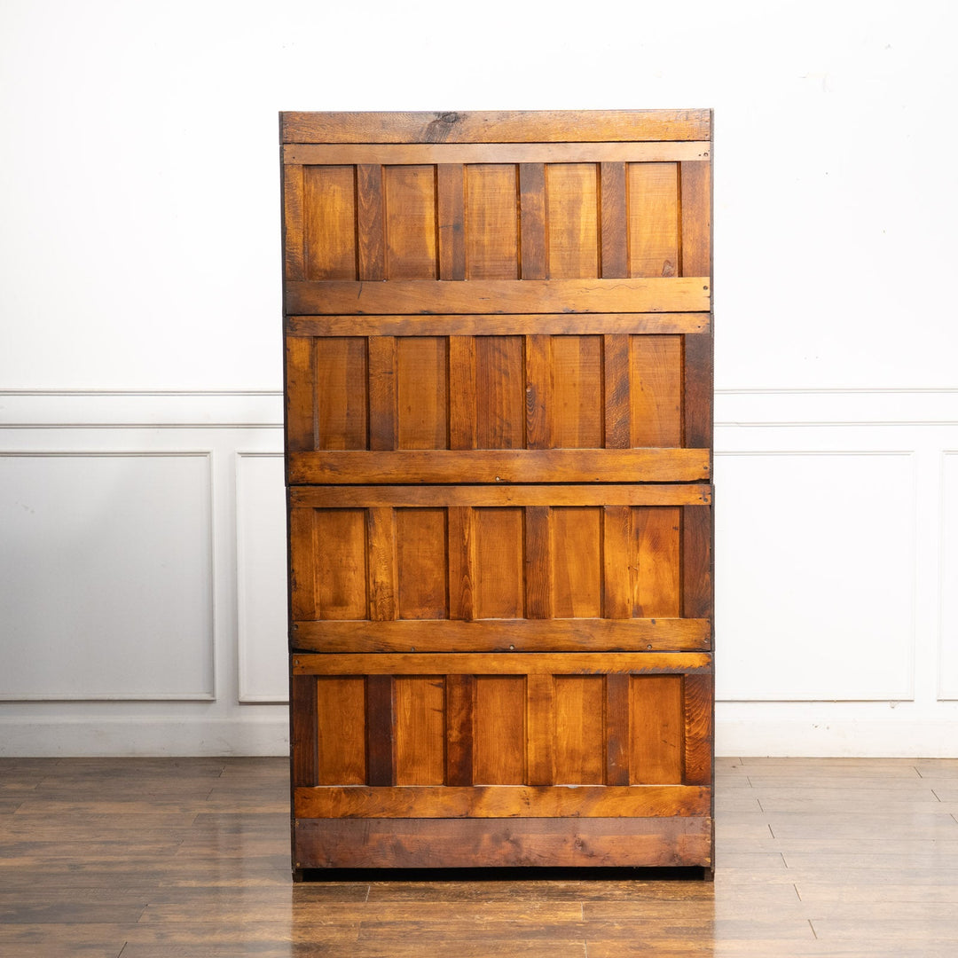 独立した棚を用途に応じてカスタマイズできる オーク スタッキングブックケース /25F