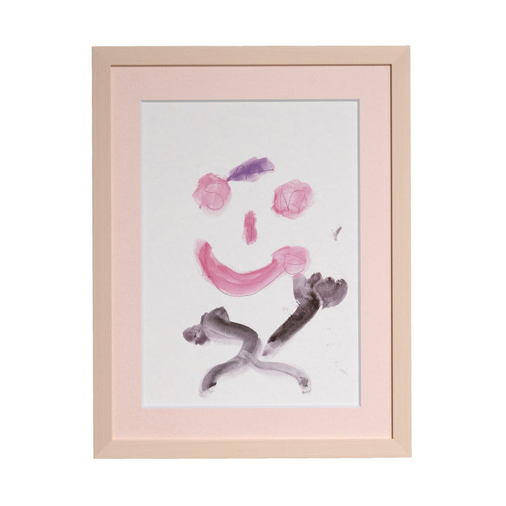 よう 「ALL SMILE」複製版画作品（ジグレー版画）パラリンアート A4