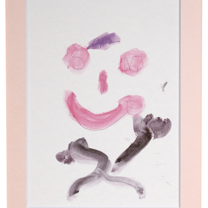 よう 「ALL SMILE」複製版画作品（ジグレー版画）パラリンアート A4