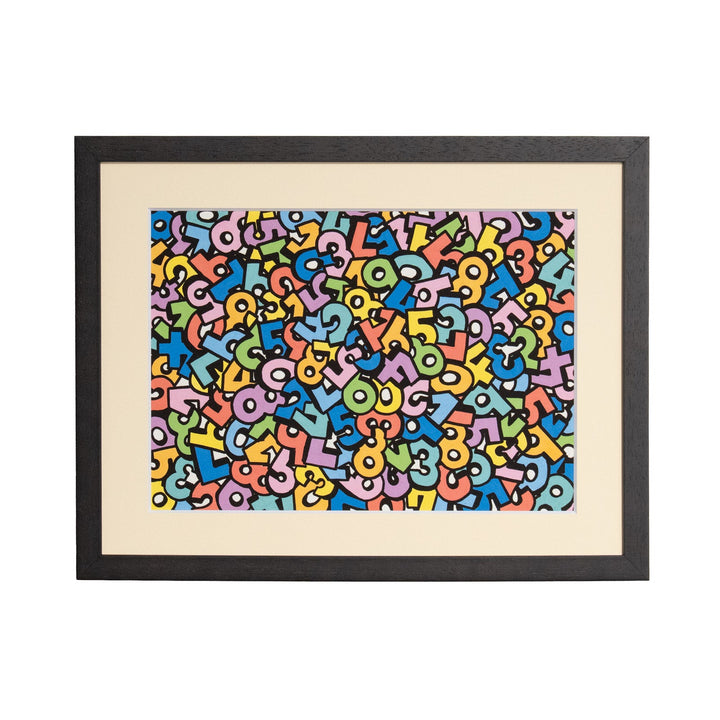 齋藤早夏 「カラフルで溢れた世界」 複製版画作品（ジグレー版画）パラリンアート A4