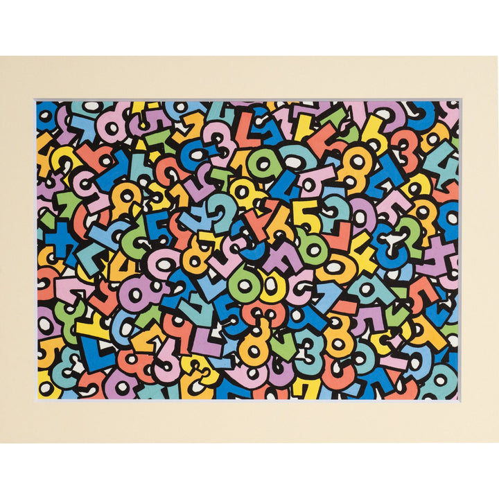 齋藤早夏 「カラフルで溢れた世界」 複製版画作品（ジグレー版画）パラリンアート A4