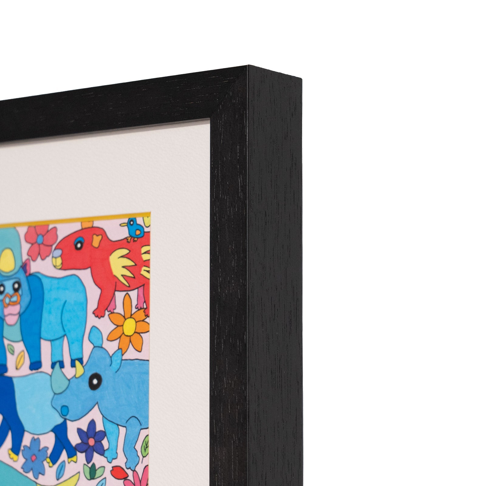 yuiko 「Happiness」 複製版画作品（ジグレー版画）パラリンアート A4