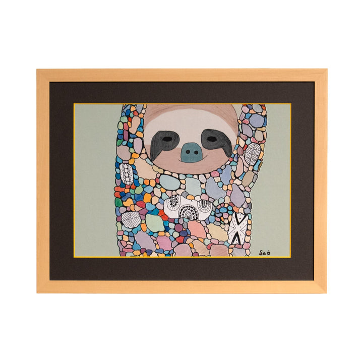 菜 「ばんざい」 複製版画作品（ジグレー版画）パラリンアート A4