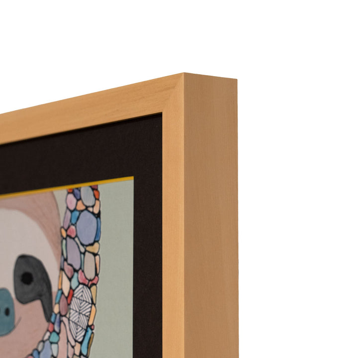 菜 「ばんざい」 複製版画作品（ジグレー版画）パラリンアート A4