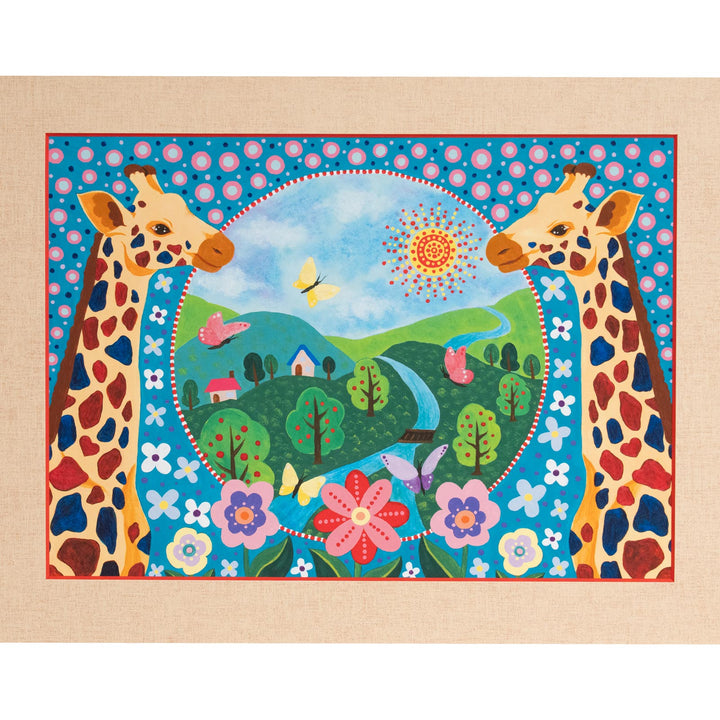 sio 「ジョイフルワールド」 複製版画作品（ジグレー版画）パラリンアート A4