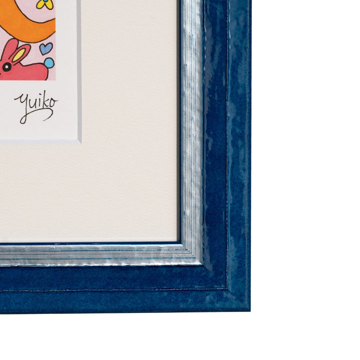 yuiko 「Happiness」 サイン入り複製版画作品（ジグレー版画） パラリンアート A3