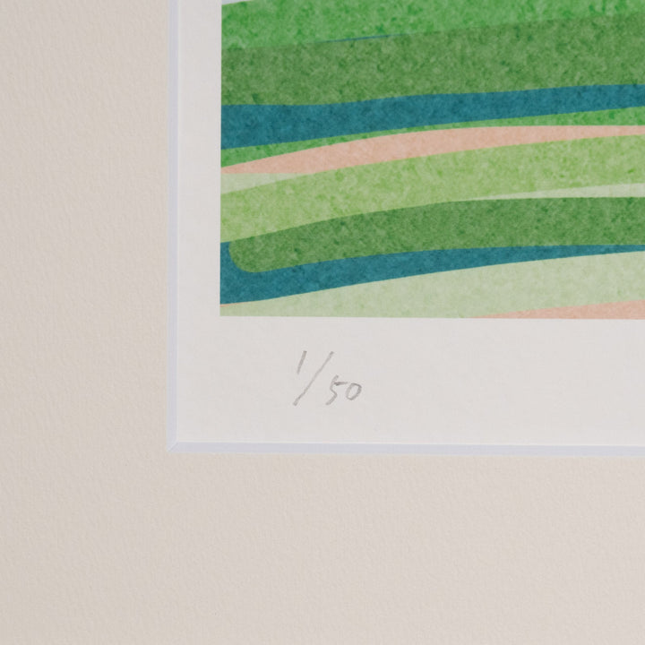 友民 「おはよう。今日もすてきな日。」 サイン入り複製版画作品（ジグレー版画） パラリンアート A3