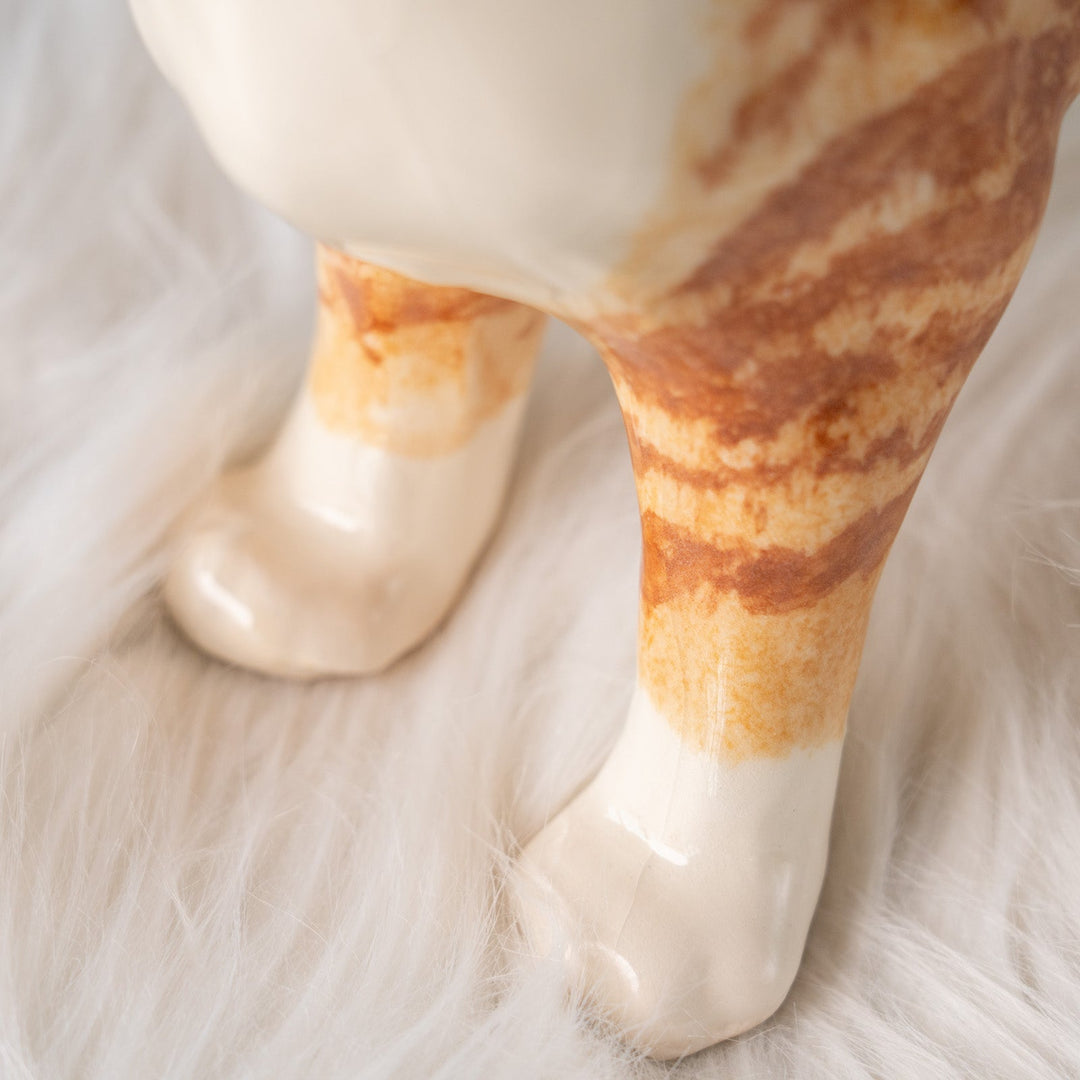 【Winstanley Cat ウィンスタンレイ キャット】ピンと伸びたしっぽが印象的 ジンジャー 茶トラ猫 /25J