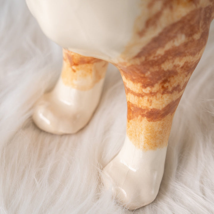 【Winstanley Cat ウィンスタンレイ キャット】ピンと伸びたしっぽが印象的 ジンジャー 茶トラ猫 /25J