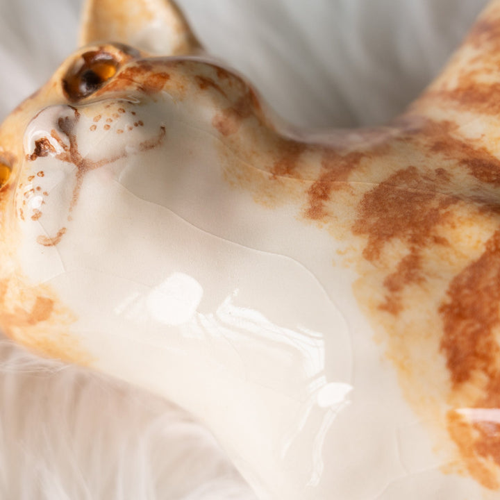 【Winstanley Cat ウィンスタンレイ キャット】ピンと伸びたしっぽが印象的 ジンジャー 茶トラ猫 /25J