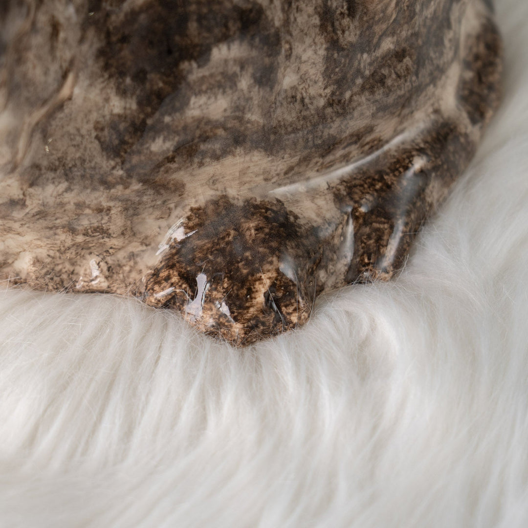 【Winstanley Cat ウィンスタンレイ キャット】ぽってりとした背中の丸いフォルムが可愛い シルバータビー 長毛 サバトラ猫 /25J