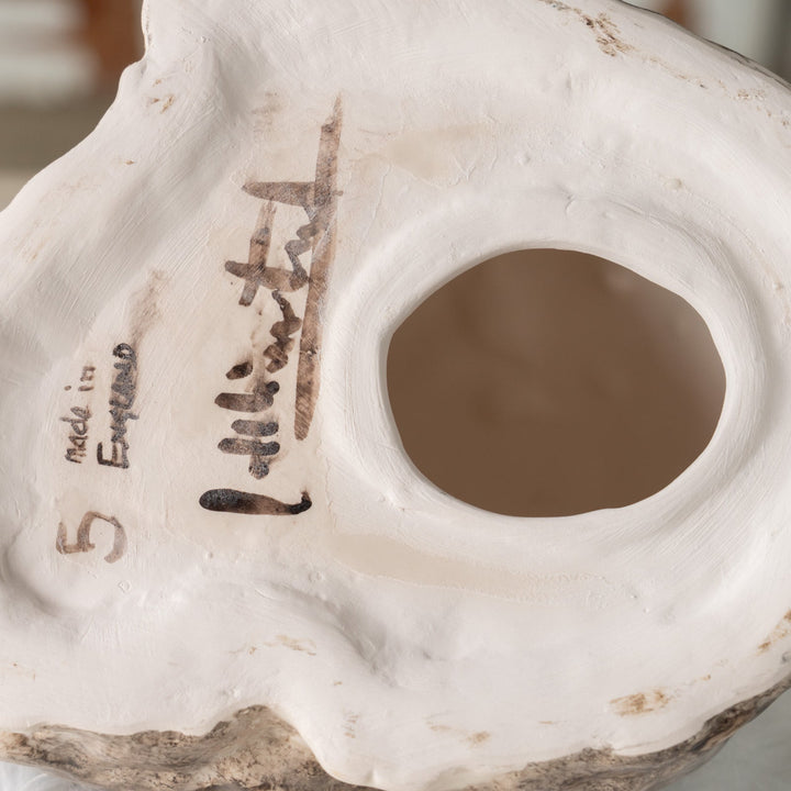 【Winstanley Cat ウィンスタンレイ キャット】ぽってりとした背中の丸いフォルムが可愛い シルバータビー 長毛 サバトラ猫 /25J