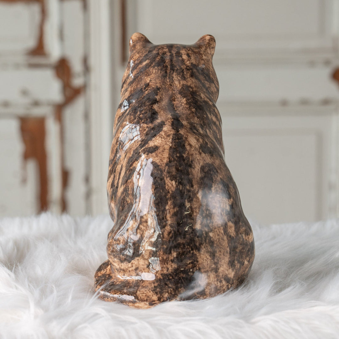 【Winstanley Cat ウィンスタンレイ キャット】ずんぐりしたフォルムがたまらない愛らしさ ブラウンタビー 茶トラ猫  /25J