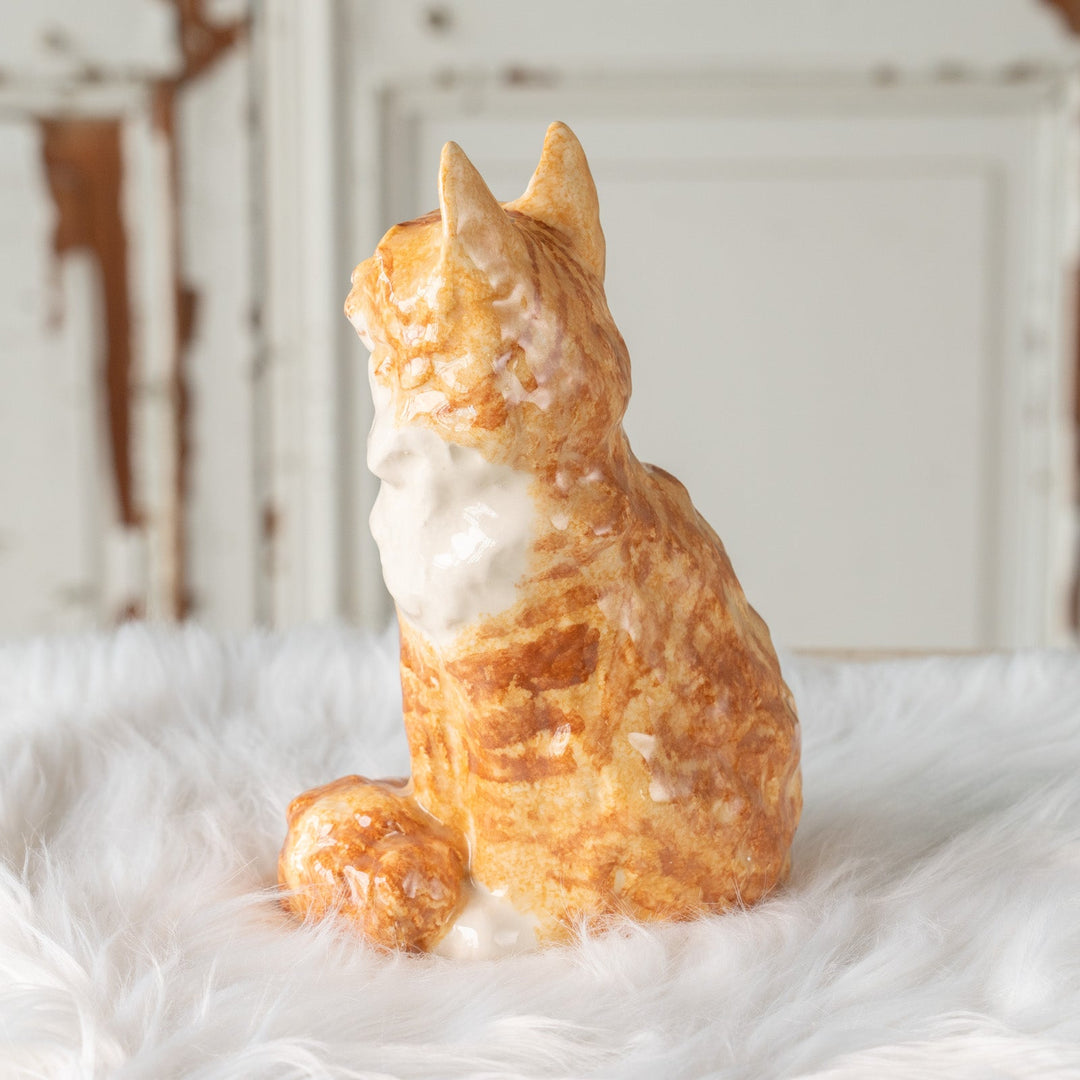 【Winstanley Cat ウィンスタンレイ キャット】モフモフの毛並みや尻尾が魅力的 ジンジャー 長毛 茶トラ猫 /25J