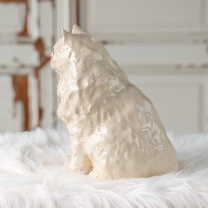 【Winstanley Cat ウィンスタンレイ キャット】思わず触りたくなるふわふわの毛並みが素敵 オッドアイ スノーウィー 長毛 白猫