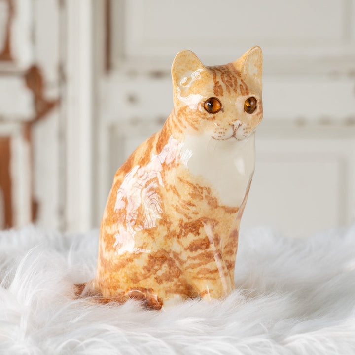 【Winstanley Cat ウィンスタンレイ キャット】くるんと丸めた尻尾が印象的 ジンジャー 茶トラ猫 /25J